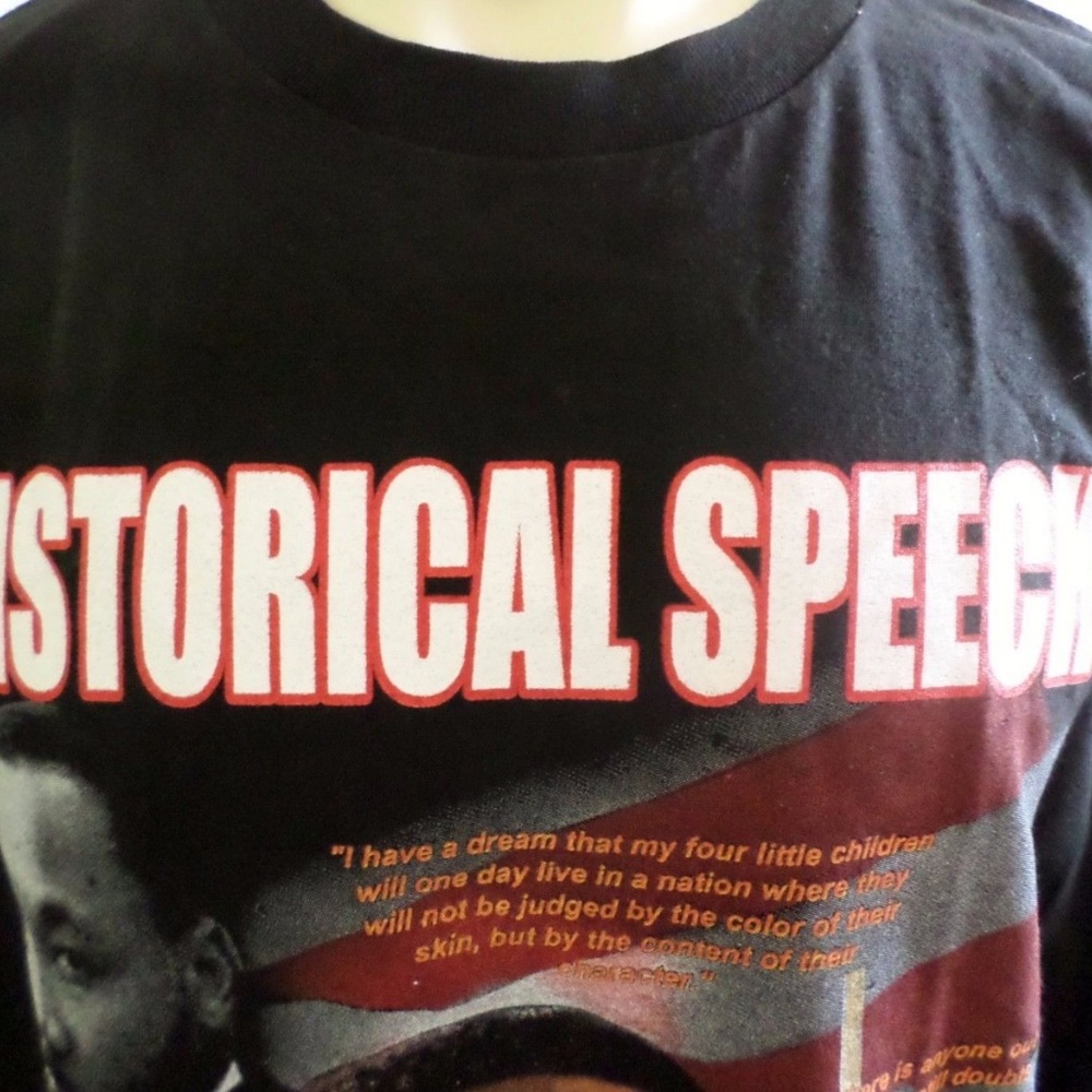 OBAMA Historical Speech Yes We Did It T-shirt M 2X - Picture 3 of 8